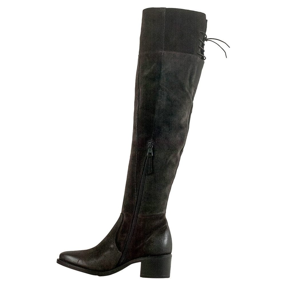 Miz Mooz Blk Suede Fitzgerald Boots SZ 10